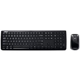 ASUS W3000 Slim Chiclet Wireless Keyboard and Mouse and Mouse Met